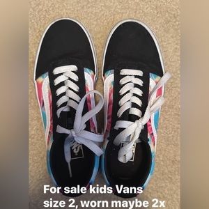Vans Big Kid Size 2 Vans old skool vans